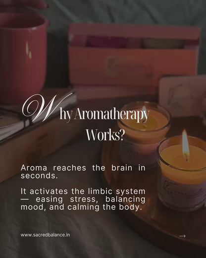 Balance & Bloom Kit By Sacred Balance™️ - 2 Luxury Aroma Candles